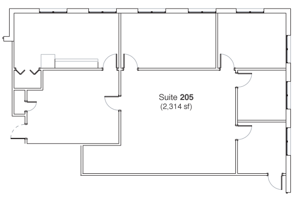 Suite 205 Floorplan